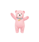 ピンクのクマさん ぴんくまの日常（個別スタンプ：21）