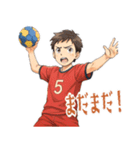 ハンドボール 男子 部活 スポーツ (小)（個別スタンプ：9）