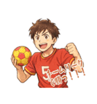 ハンドボール 男子 部活 スポーツ (小)（個別スタンプ：20）
