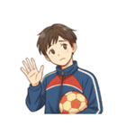 ハンドボール 男子 部活 スポーツ（個別スタンプ：1）