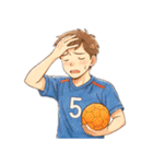ハンドボール 男子 部活 スポーツ（個別スタンプ：4）