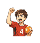 ハンドボール 男子 部活 スポーツ（個別スタンプ：7）
