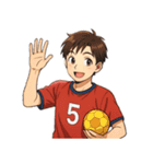 ハンドボール 男子 部活 スポーツ（個別スタンプ：10）