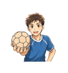 ハンドボール 男子 部活 スポーツ（個別スタンプ：13）