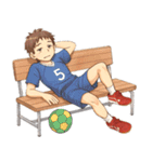 ハンドボール 男子 部活 スポーツ（個別スタンプ：15）