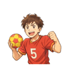 ハンドボール 男子 部活 スポーツ（個別スタンプ：20）