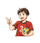 ハンドボール 男子 部活 スポーツ（個別スタンプ：23）