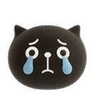 mottoの3Dくろねこ♡喜怒哀楽（個別スタンプ：39）