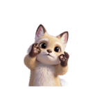 【OKポーズ動物 1】（個別スタンプ：3）