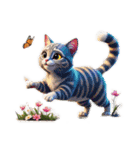 1年中使える3Dネコ（個別スタンプ：32）
