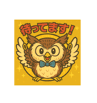 ビックリマンチョコ風フクロウ（個別スタンプ：11）