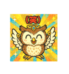 ビックリマンチョコ風フクロウ（個別スタンプ：20）