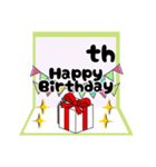 誕生日メッセージ▷スタンプ（個別スタンプ：21）