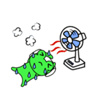 かえるさん2 夏がやってきた（個別スタンプ：4）