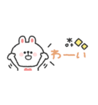 省スペース◎うさぎさん #1（個別スタンプ：36）