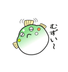 nobobi アニメ 丸～い ふく（個別スタンプ：1）