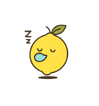 レモンのリアクションスタンプ 24種（個別スタンプ：6）