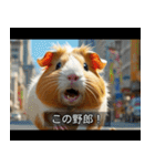 映画風 モルモット（個別スタンプ：15）