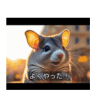 映画風 チンチラ（個別スタンプ：2）