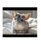 映画風 チンチラ（個別スタンプ：6）