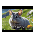 映画風 チンチラ（個別スタンプ：7）
