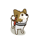 わんぱくひめちゃんのニコニコウォーキング（個別スタンプ：1）