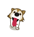 わんぱくひめちゃんのニコニコウォーキング（個別スタンプ：3）
