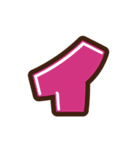 デコ文字ア～タ（個別スタンプ：5）