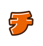 デコ文字ア～タ（個別スタンプ：8）