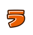 デコ文字 ナ～ン（個別スタンプ：4）