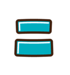 デコ文字 ナ～ン（個別スタンプ：5）