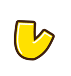 デコ文字 ナ～ン（個別スタンプ：16）