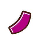 デコ文字 ナ～ン（個別スタンプ：17）