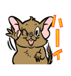 デグーさんのコミカルスタンプ（個別スタンプ：2）