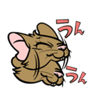 デグーさんのコミカルスタンプ（個別スタンプ：17）