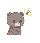 甘えんぼヒーローくまさん「感情」（個別スタンプ：25）