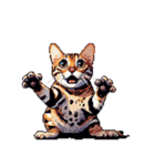 言葉なしでリアクションするベンガル（個別スタンプ：8）