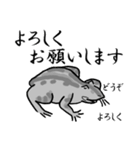 鳥獣戯画のかえるとうさぎ（個別スタンプ：25）