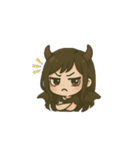 うごく！ワガママあくまちゃん（個別スタンプ：1）