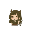 うごく！ワガママあくまちゃん（個別スタンプ：2）