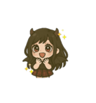 うごく！ワガママあくまちゃん（個別スタンプ：3）