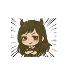 うごく！ワガママあくまちゃん（個別スタンプ：4）