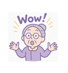 ワオな顔！みんなのびっくり表情（個別スタンプ：30）