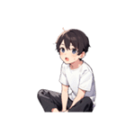 美少年の感情表現1（個別スタンプ：17）