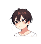 美少年の感情表現1（個別スタンプ：21）