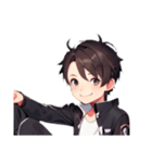 美少年の感情表現1（個別スタンプ：28）