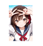 女子高生の日常BIGスタンプ第2弾！（個別スタンプ：7）