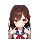 女子高生の日常BIGスタンプ第2弾！（個別スタンプ：15）