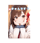 女子高生の日常BIGスタンプ第2弾！（個別スタンプ：16）