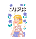 夏の日常〜浴衣の女の子❤️〜（個別スタンプ：4）